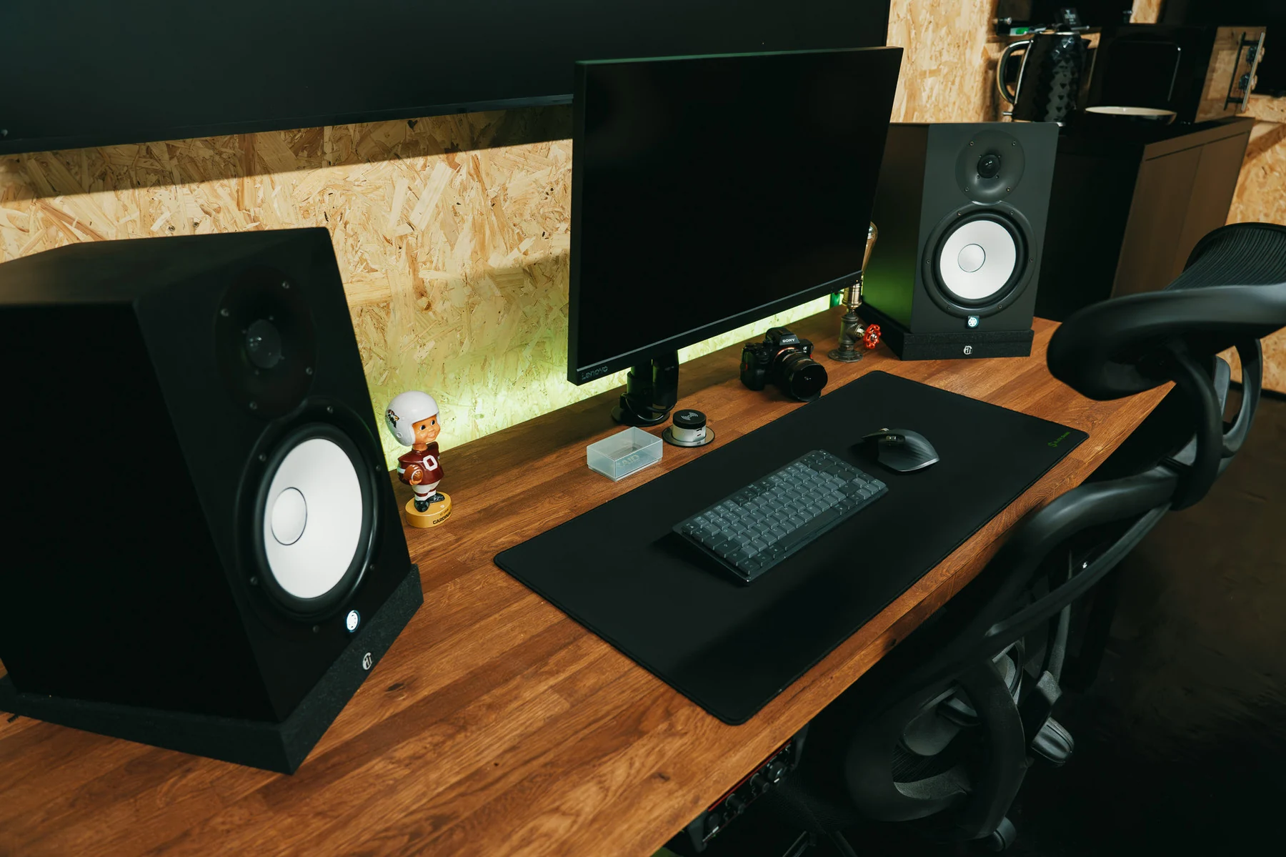 RAID production workspace for editing and monitoring