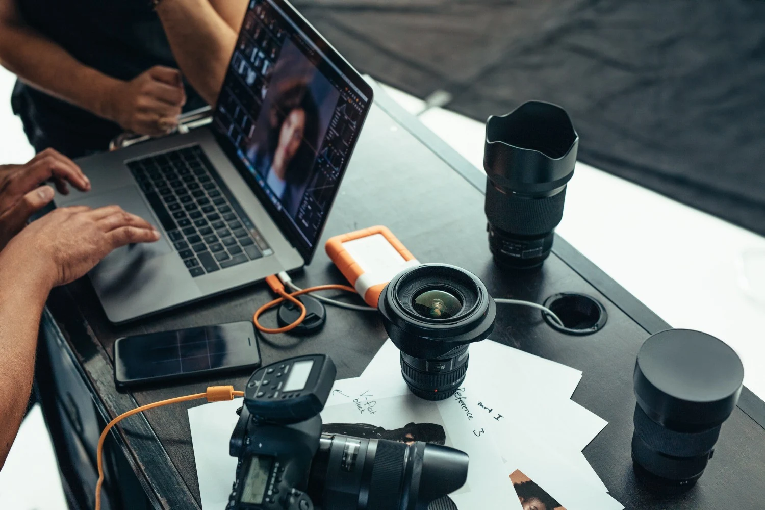 Camera equipment and an editing workflow for practical creative training