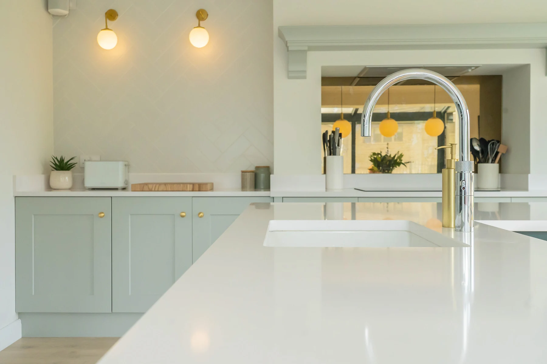 Residential kitchen photographed by RAID Media — real-estate production course